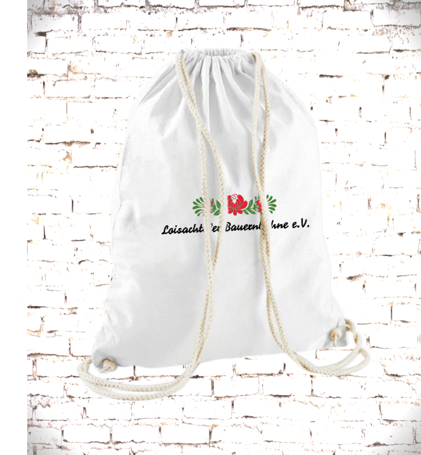 Turnbeutel weiß