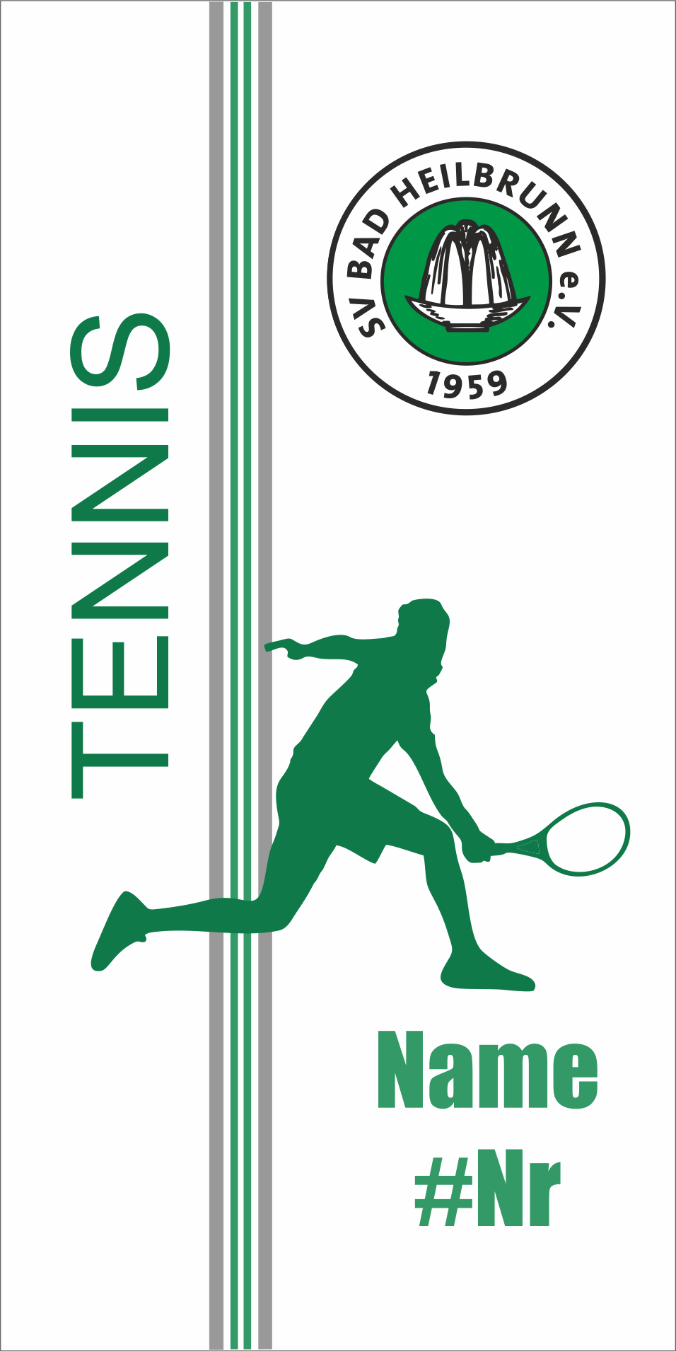 Bad Heilbrunn Tennis Handtuch